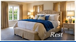 Comfortable bedroom